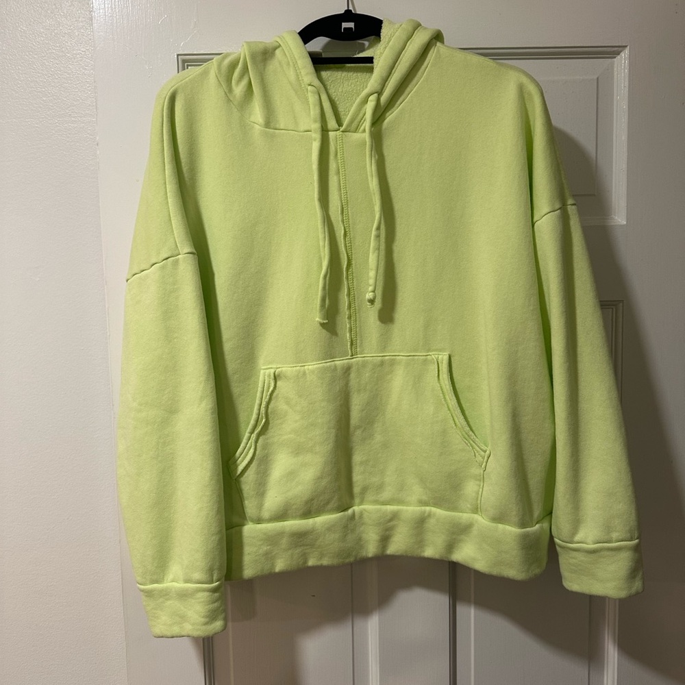 FP Movement Lime Green Hoodie Sweater